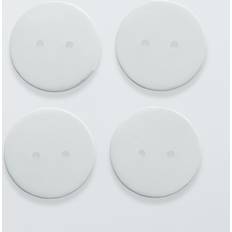 White Mounts & Hooks for Curtains John Lewis Coated Penny Curtain Weights, Pack of 4, White