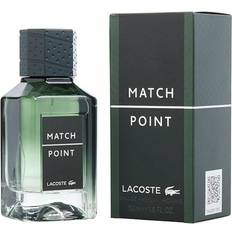 Lacoste Herre Eau de Parfum Lacoste Match Point Pink Pepper Geranium Sage Vetiver Cashmeran Eau De Parfum Spray Oz 3.4 fl oz