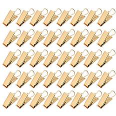 Gold Curtain Accessories Uxcell Curtain Clip Hook Set 40 Pack Golden