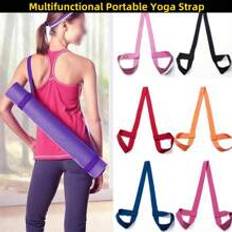 Fitness Shein 1pc Portable Yoga Mat Straps, Multi-Functional Portable Yoga Straps, Outdoor Elastic Straps For Sports, Auxiliary Storage And Bundling