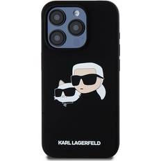 Karl Lagerfeld backcover für apple iphone 15 pro max double heads Schwarz