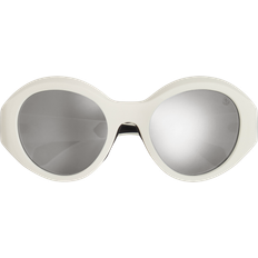 ME8005 Futuro Oval Sunglasses - White