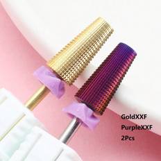 Gold Nail Files Shein Double Hand Use In Tungsten Steel Nail Milling Drill Bits MultiFunctional Carbide With High Hardness For LongTerm Gel Removal mm Shank Diameter