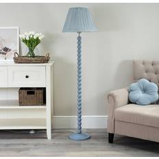 Blue Floor Lamps & Ground Lighting ValueLights Bobbles Traditional 149 cm H x 40 cm W x 40 cm D - Powder Blue Floor Lamp 40cm