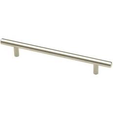 Stainless Steel Cabinet Handles Work of Art Stainless Steel Bar Pull 6.31 in 1 Pack