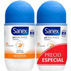 Sanex Deodorants Sanex Ph Balance Dermo Sensitive Deodorant Roll On Duplo 2 x 50 ml
