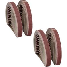 AB Tools 457mm X 13mm Mixed Grit Abrasive Sanding Belts Power File Sander Belt 50 Pack One Size