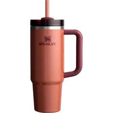 Orange Cups & Mugs Stanley Quencher H2.0 FlowState Hammertone Clay Travel Mug 30fl oz