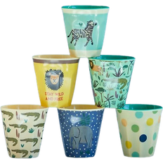 Rice Small Children's Cup 6-pack Jungle Print