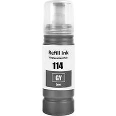 Go Inks Grey Printer Ink Bottle 70ml to Replace Epson 114