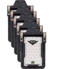 Stronghold Games Secure RFID Badge Holder For 1 Card - Heavy Duty Hard Plastic - FIPS 201 - Black