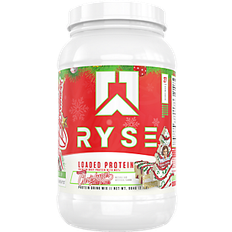 Protein Powders RYSE Loaded Premium Whey Protein Powder with MCTs Little Debbie Christmas Tree Cakes 2.1 lbs/27 Servings