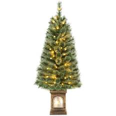 Multicoloured Christmas Trees Warm White LED Artificial 4 ft - Multi Christmas Tree