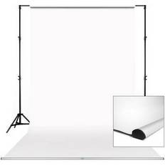 Fonds Photo Savage Savage 86&quot Background Leader Bar w/86&quot x36' Super White Seamless Paper Backdrop