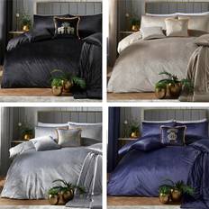 Laurence Llewelyn-Bowen Montrose Velvet Set - (Double) Duvet Cover Black