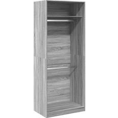 Madera Armarios vidaXL De Madera De Ingeniería Gris Sonoma 80 x 50 x 200 cm Armario