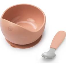 Mikrovågsugnssäker Tallrikar & Skålar Elodie Elodie Silicone Bowl Blushing Pink