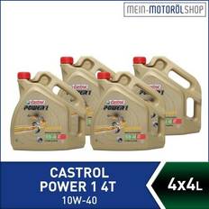 10w40 Motor Oils Castrol Power 1 4T 10W-40 Motorcycle 4 Stroke Engine Motor Oil 4L