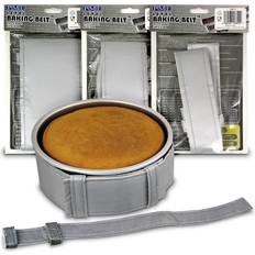 PME PME LBB224 Level Baking Belt For 4-inch Deep Round and Square Pans, Grey Cake Pan