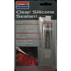 Granville 0374 Clear Silicone Sealant Adhesive Multi Purpose Waterproof Flex 40g 1pcs