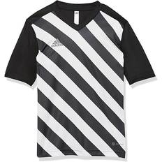 adidas Kid's Entrada 22 Graphic Jersey - Black/White (QU576)