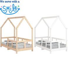 Kids Bed Frame Childs Sleeper Wooden House Tree Home Single