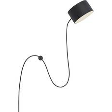 Muuto Væglamper Muuto Post Væglampe Black Ø9,5 x 5,4 cm Vægarmatur