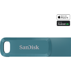 SanDisk Ultra USB Type-C & USB 3.2 Dual Memory Stick 256 GB, Navagio Bay, Blue