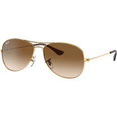 Ray-Ban COCKPIT Gafas de sol Oro Arista Montura Marrón