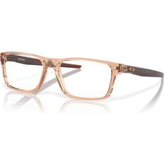 Briller & Læsebriller Oakley OX8164 Port Bow 816407 53 Briller Mænd Brun Polished Transparent Sepia Brown 53mm