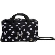 Rockland PRD322-BLACK DOTS 22 in. Rolling Duffle Bag