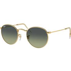 Ray-Ban Round Metal Gafas de sol Oro Arista - Verde Lentes