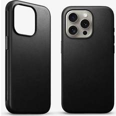 Nomad Apple iPhone 15 Pro Mobilcovers Nomad Modern Leather Case black iPhone 15 Pro