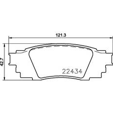 Bromsfriktion Brembo P 83 160 Bromsbelägg