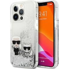 Karl Lagerfeld Liquid Glitter & Choupette Fodral till iPhone 13 Pro Max