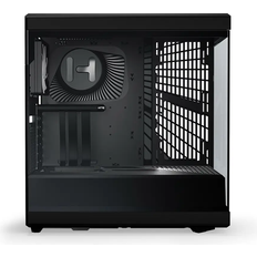 Hyte ATX Rechnergehäuse Hyte Y40 Black ATX Midi Tower Gaming Gehäuse Schwarz