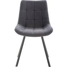 Polyester Stühle Livetastic Microfiber Grey/Black Esszimmerstuhl 86cm 2Stk.