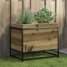 Brun - Træ Krukker vidaXL Plantekasse 60 x 40 x 50 cm Imprægneret Fyrretræ Krukke