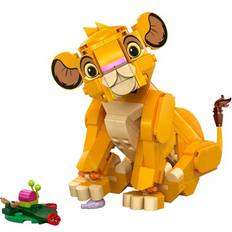 LEGO Disney LEGO Disney Simba Lejonkungen Cub Disney byggleksak för barn, Disney-kollektion, Lejonkung, filmleksak, Simba byggnad, rolig present för flickor och pojkar 6