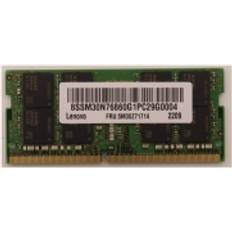 Lenovo DDR4 SDRAM 32GB 3200MHz SO DIMM 260-PIN I externt lager, forväntat leveransdatum hos dig 30-09-2024