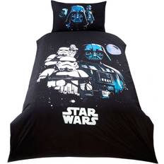 Star Wars Dark Side Single Set, Multi-Print Duvet Cover Multicolour, Black