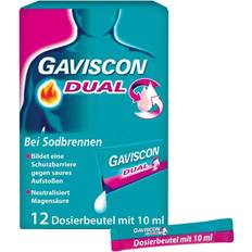 Gaviscon Dual 500 mg 213 mg 325 mg Suspension 12 x 10 ml