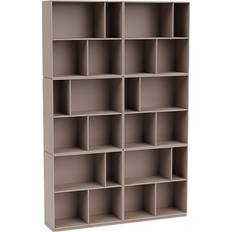 Montana Read Spacious Bookshelf Plinth H3 cm Mushroom Brun Bogreol