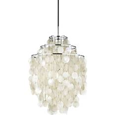 Belysning Verpan Fun Pendant Hängande Lampa 1DM Ø45 x H60 cm - Vit Pendellampa