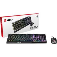 Gamingtastatur - Membran - Nummernblock Tastaturen MSI Vigor GK30 Combo (German)