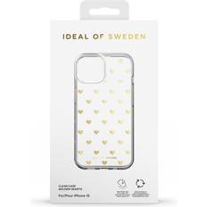 Kulta Matkapuhelinkotelot iDeal of Sweden Clear Case Golden Hearts