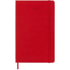 Moleskine 2025 Kalender H Dag Large 1 Tag + 1 Seite Scharlachrot