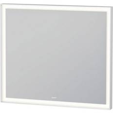 Duravit L-Cube Spejl Med Lys Dæmpbar Sensor 80 x 70 cm Hvid