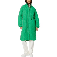 Dame - Grønne Kåper & Frakker Happy Holly Alma Quilted Coat - Green