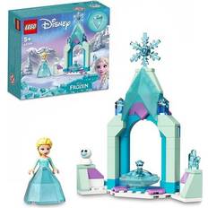 La Reine des Neiges LEGO LEGO 43199 Disney La Cour du Château d’Elsa, Jouet de Construction pour Enfants, Mini-Poupée Reine des Neiges 2 et Robe Diamant Rouge